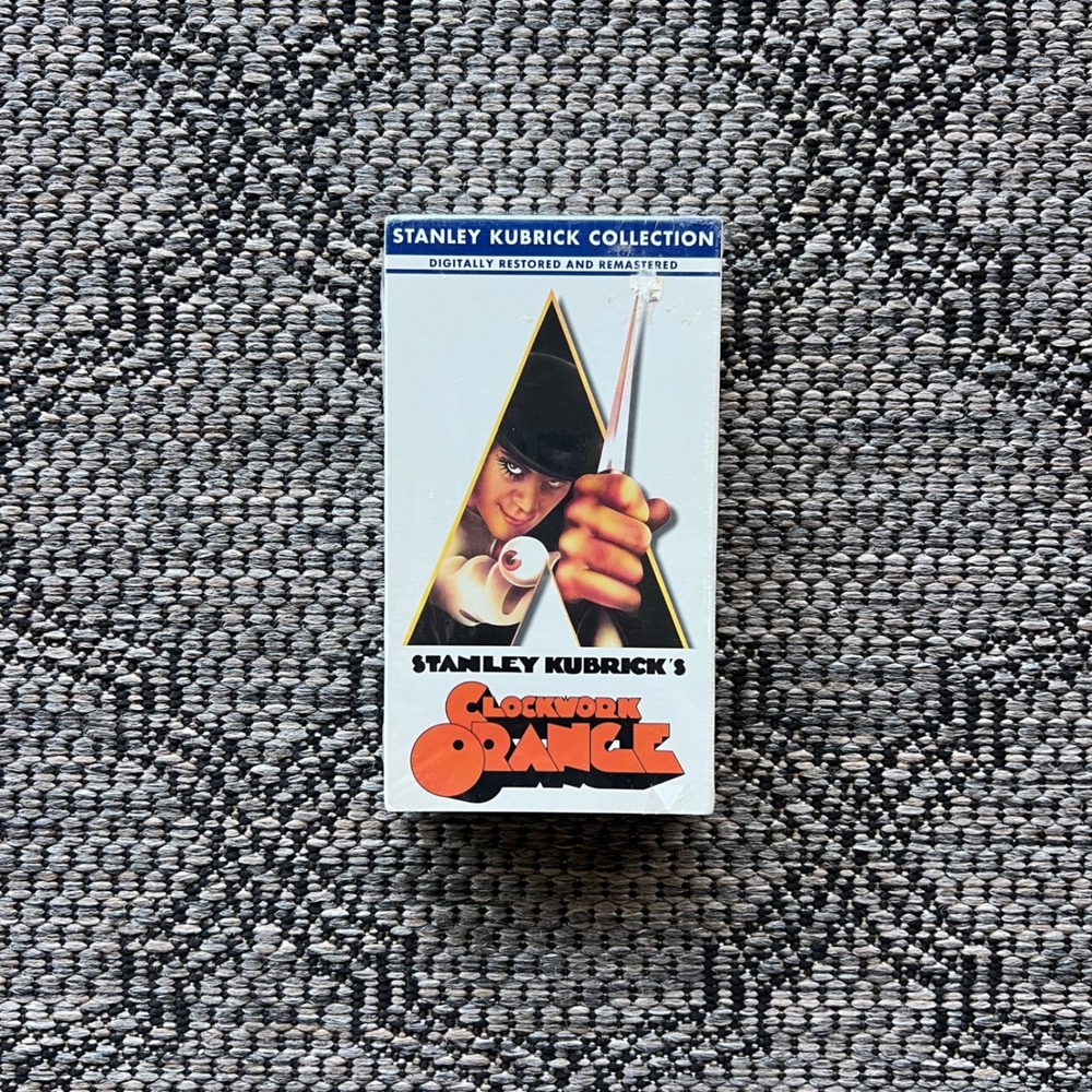 A Clockwork Orange VHS Sealed Stanley Kubrick Movie Crime 1971 2001